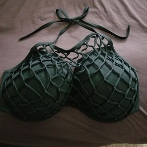 Womens woven bikini top.